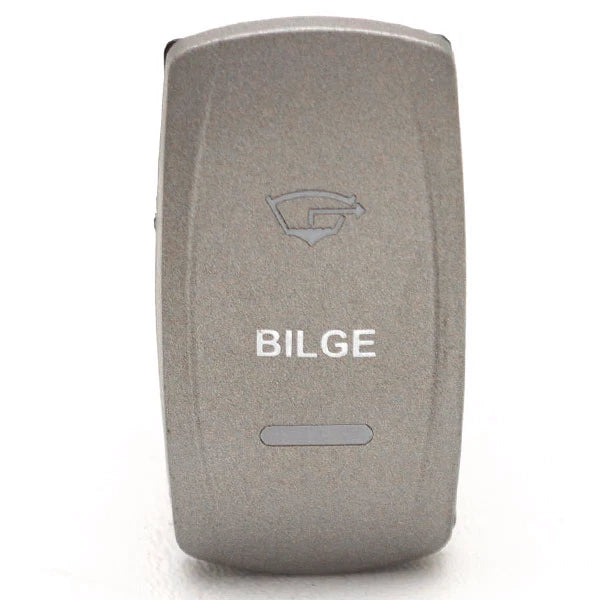 Carling Boat Rocker Switch | Bilge On/off Gray 12V