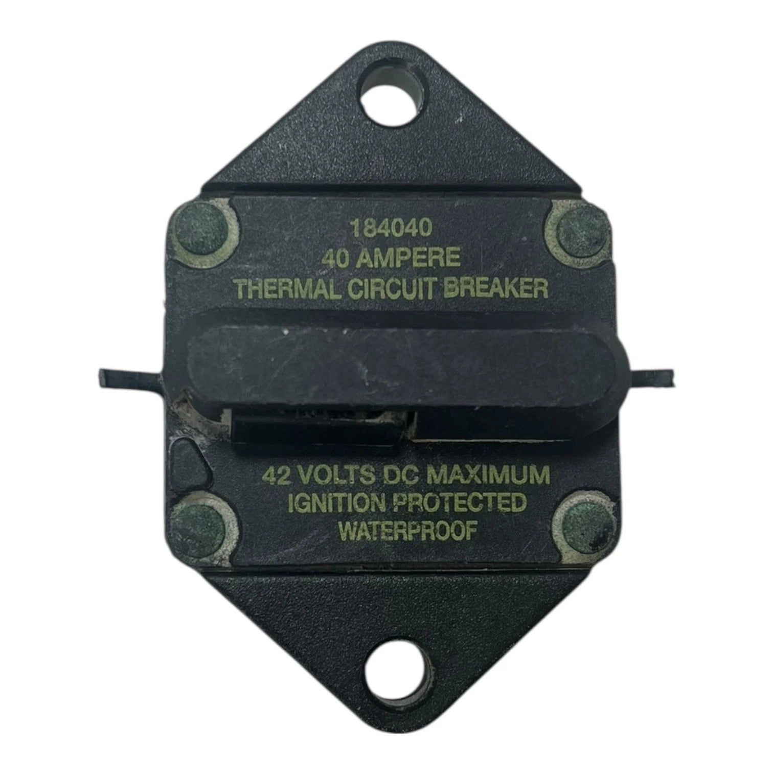Eaton's Bussmann 184040, 40 Amp Thermal Circuit Breaker 42 Volts