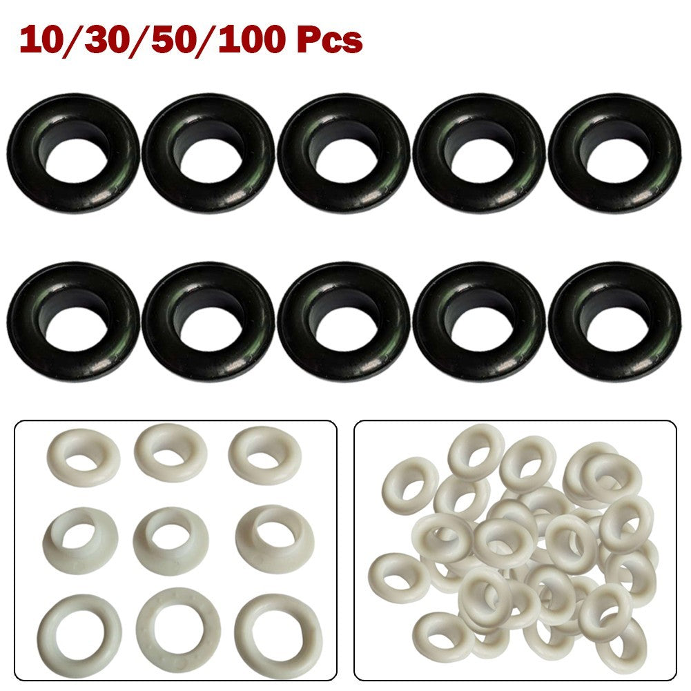 Black White Air Hole Fastener Resin Eyelet