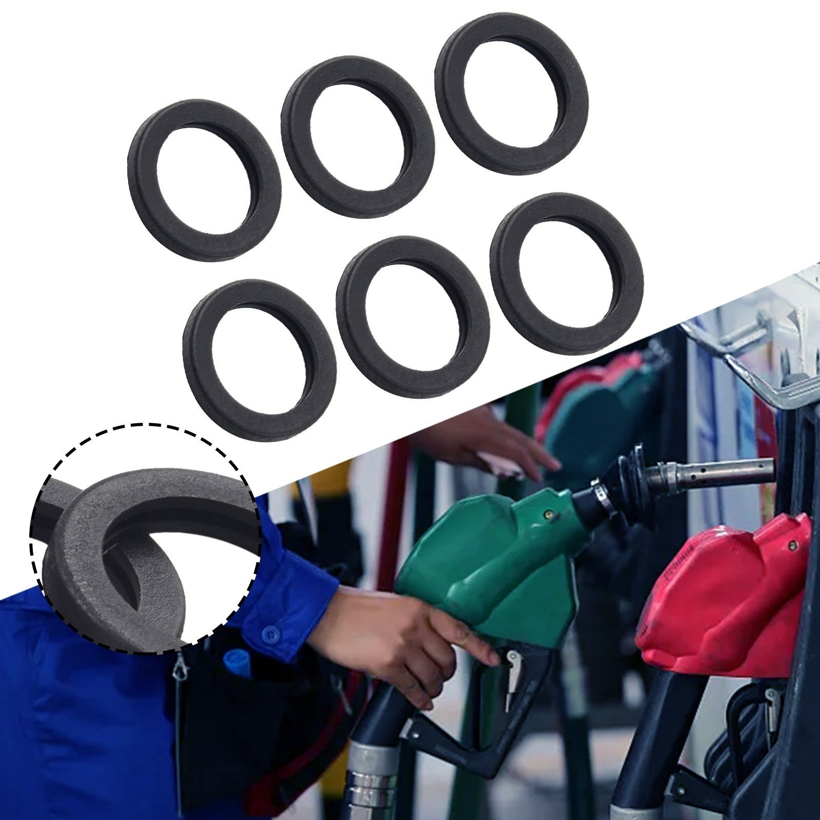 Rubber Gasket Gas Can Spout Nozzle Replacement