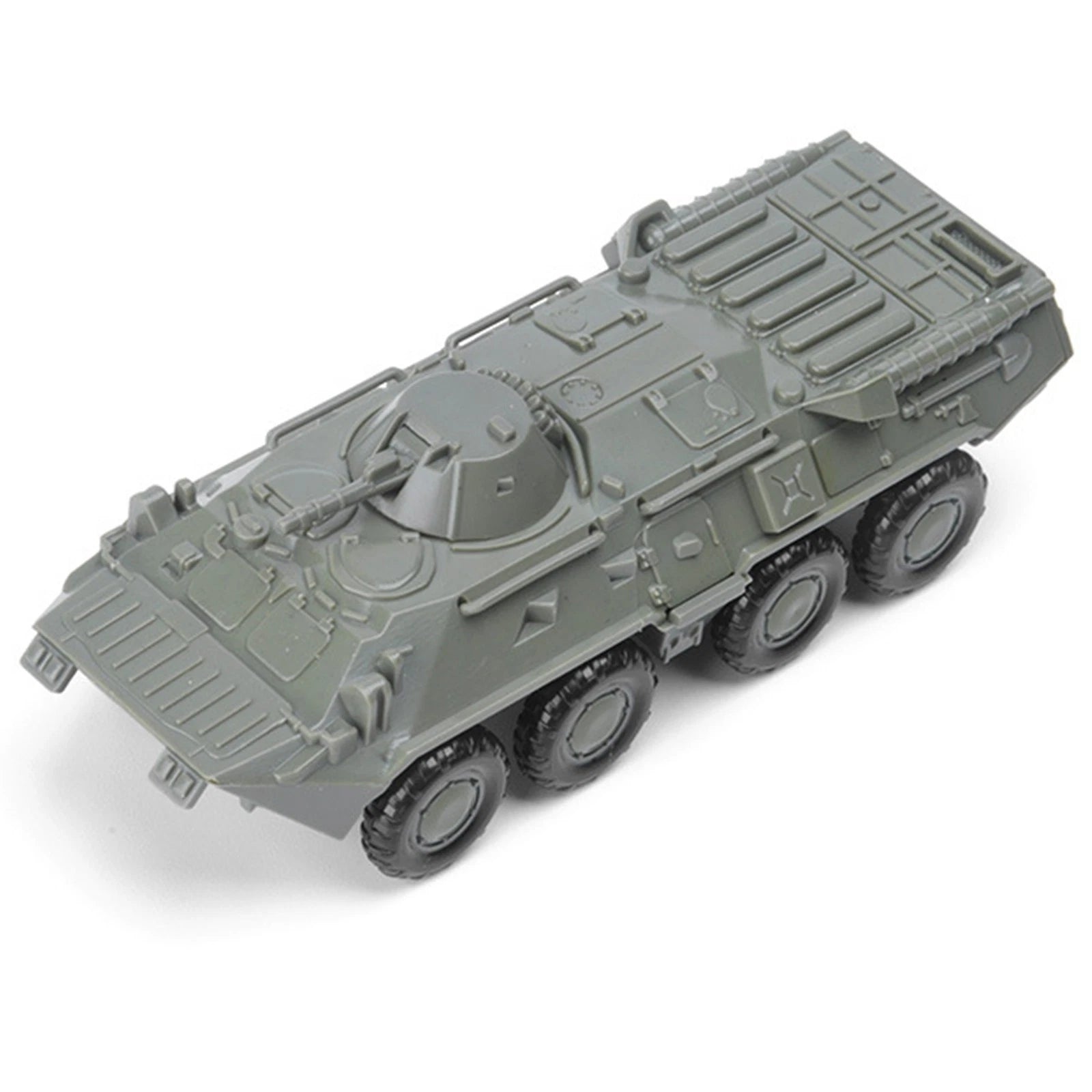 Diy Plastic Btr-80 Wheeled Armored Vehicle 1:72 4d Assembly Model