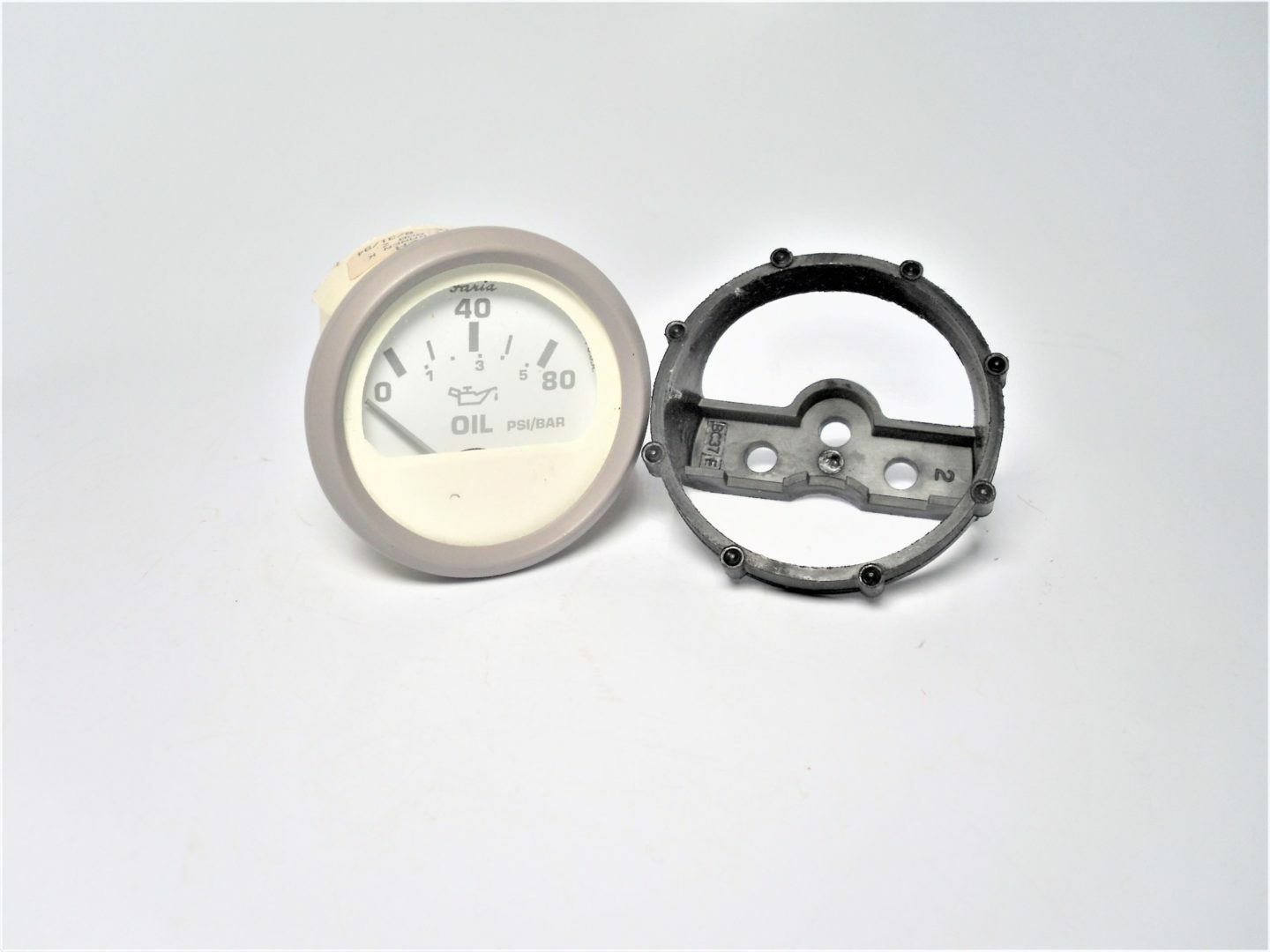 Faria Gp9542a 80 Psi Nantucket Gray Marine Boat Engine Oil Pressure