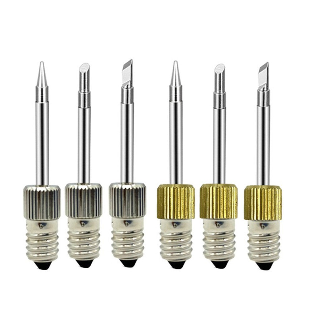 Copper Soldering Iron Tips 6pcs