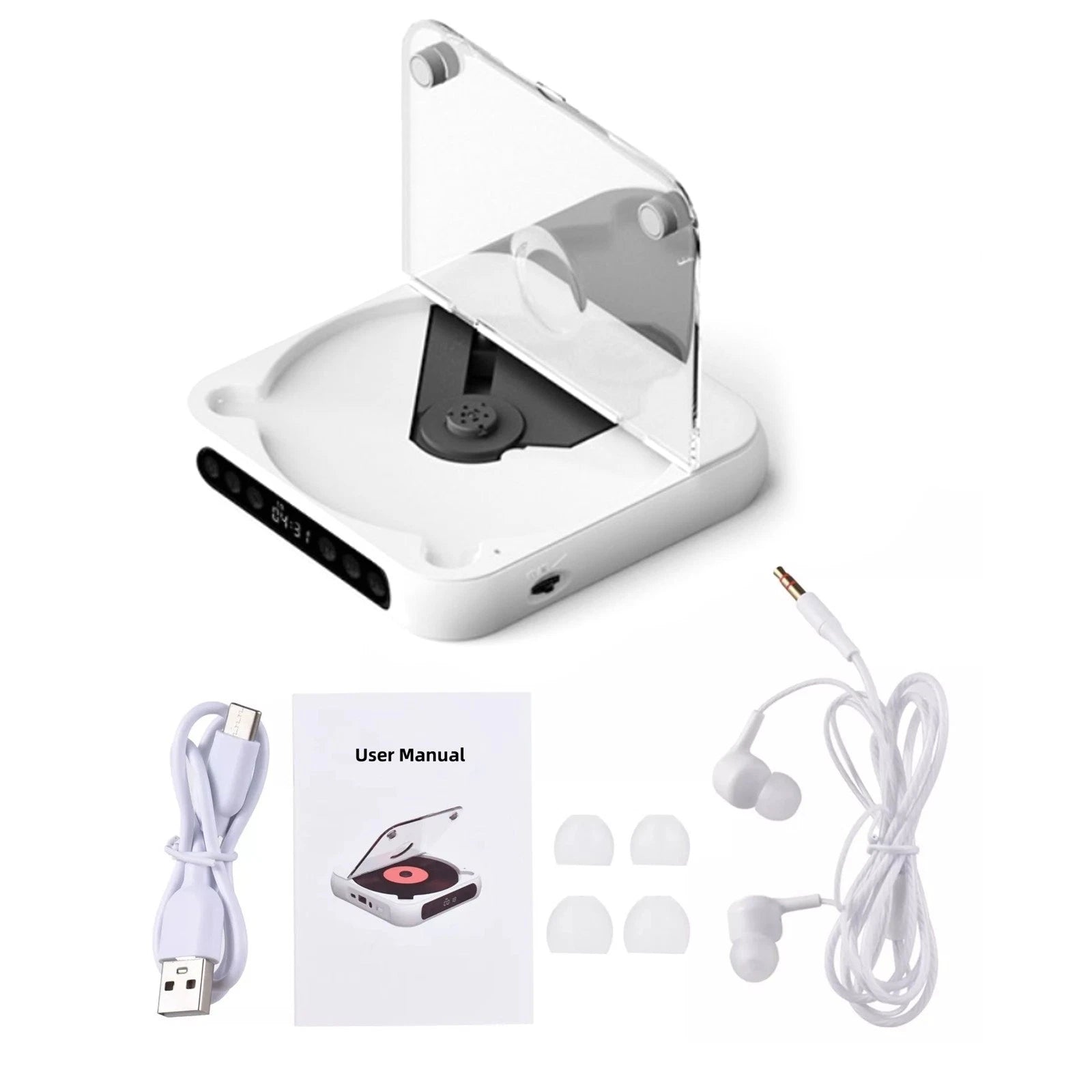 5v2a Bt 5.3 Cd Player Hifi Loudspeaker Cd/cd-r/cd-rw/<wbr/>mp3/wav