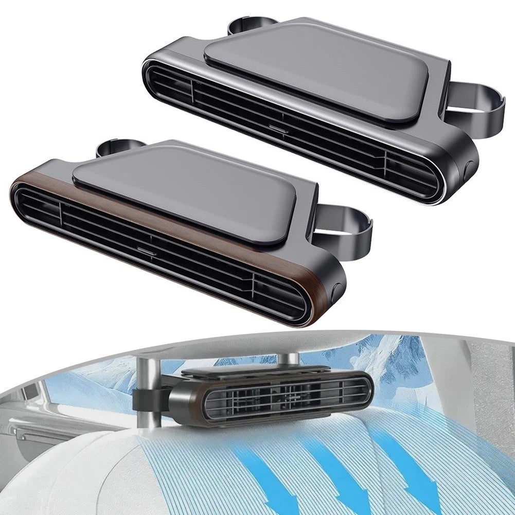 Usb Car Seat Fan For Headrest With Aromatherapy Tablets And Brushless