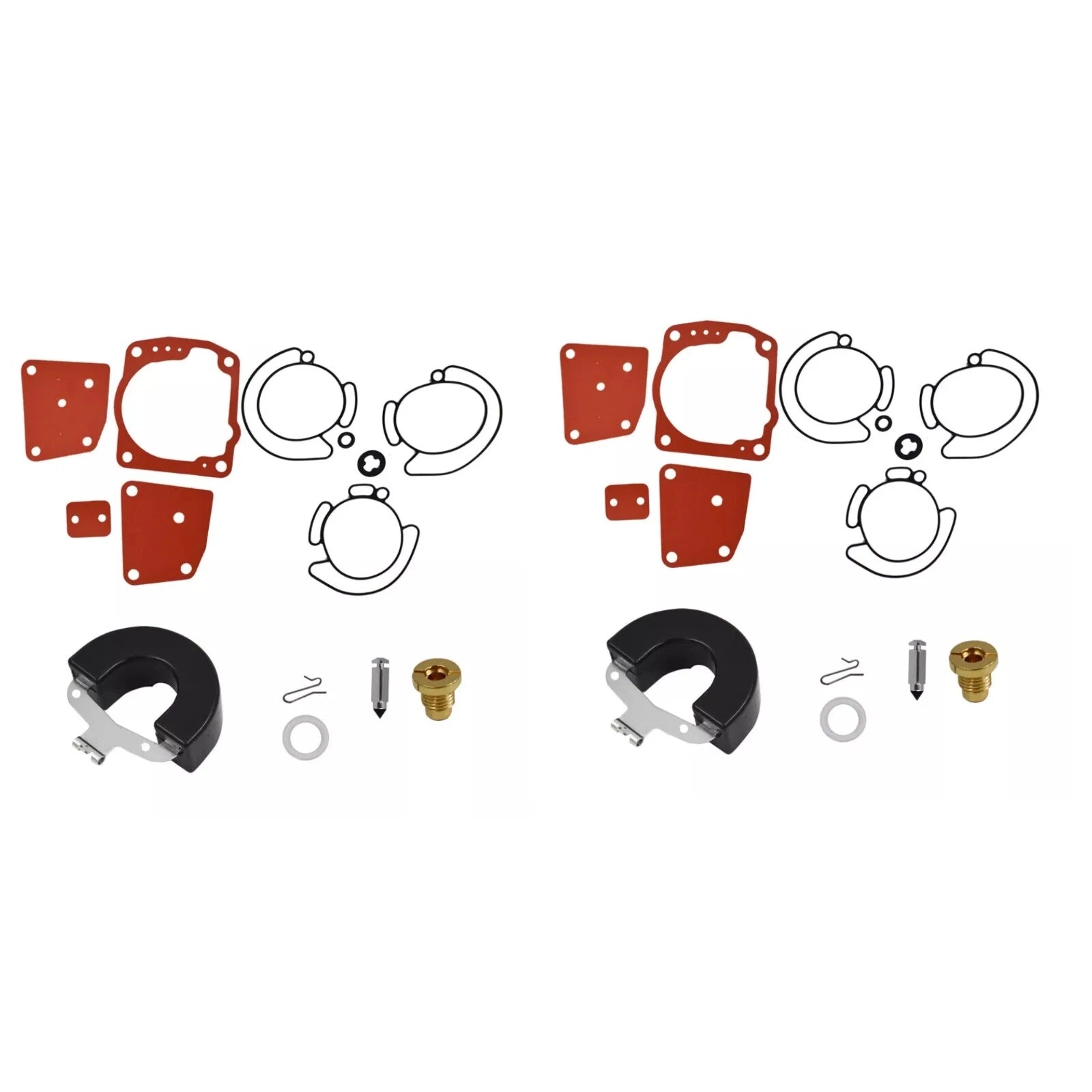2x Carburetor Rebuild Kit for Johnson/Evinrude V4/V6 90-175HP