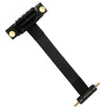 Plug&play Dual 90 Degree Pci-e X1 To X1 Extension Cable For Sound