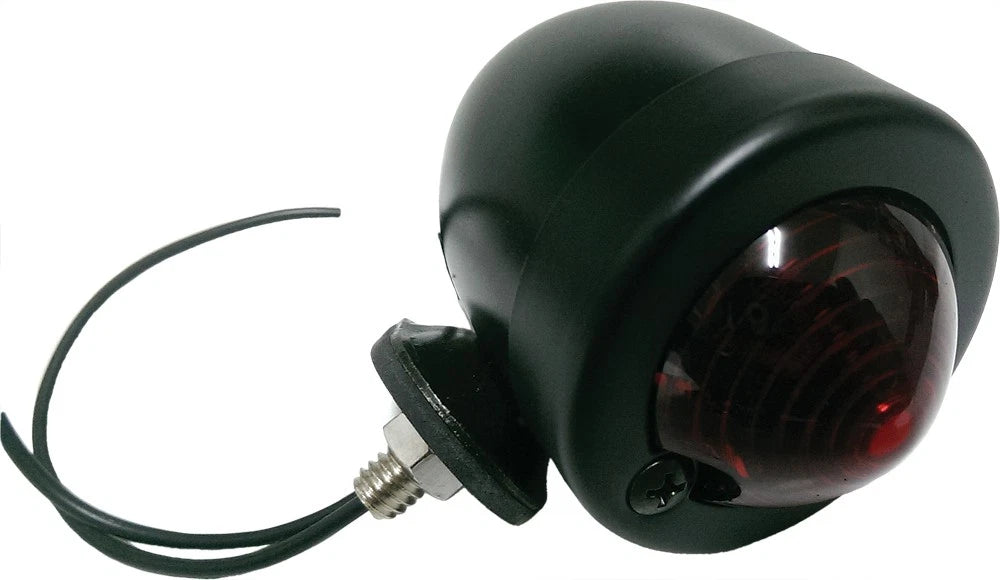 Harddrive Bullet Marker Light With Red Lens For V-twin Motorcycles