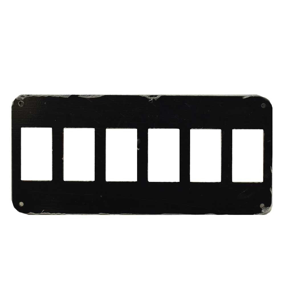 Blank Panel Switch Hurricane 7 Inch Black by Hurricane
