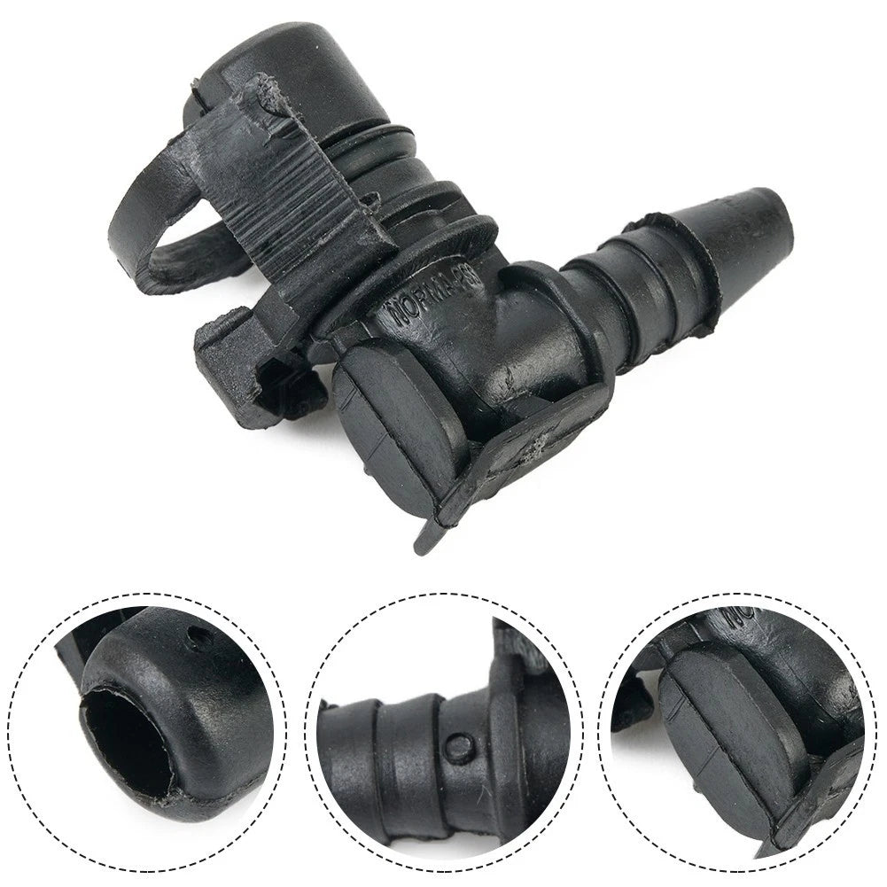 1pc Black Water Outlet Hose Connector For Chevrolet For Sonic