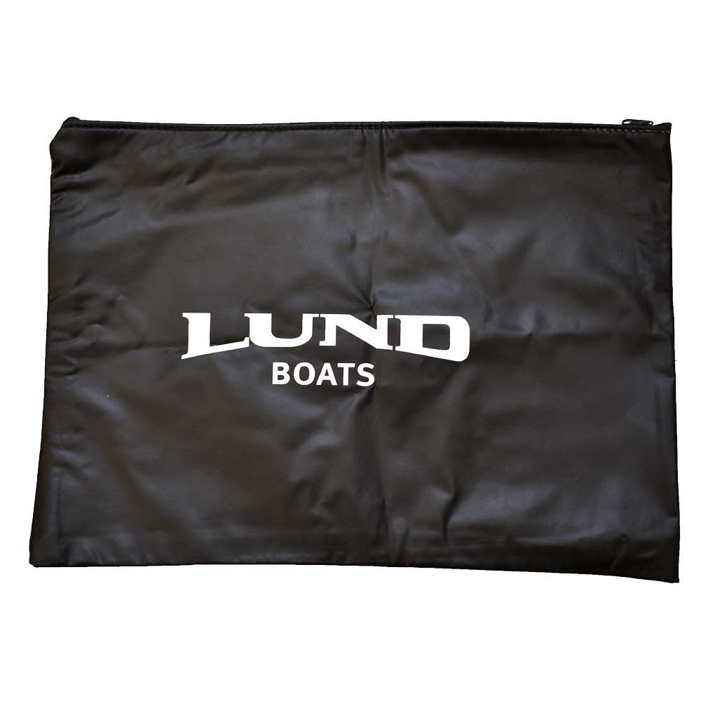 Lund Boat Owners Manual Storage Bag Zippered Black by Lund