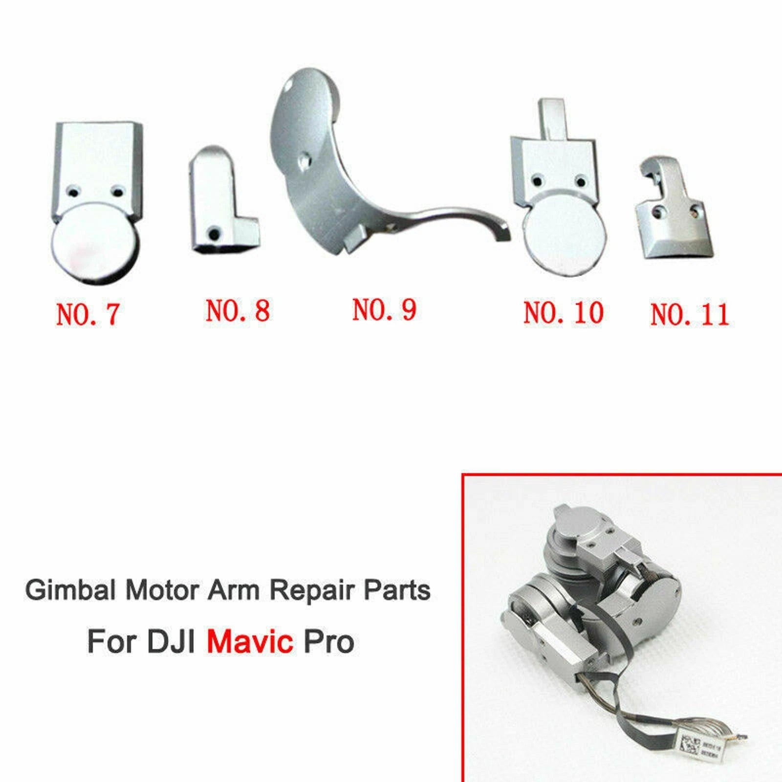 New Gimbal Camera Repair Cover For Dji Mavic Pro Drone Arm Motor