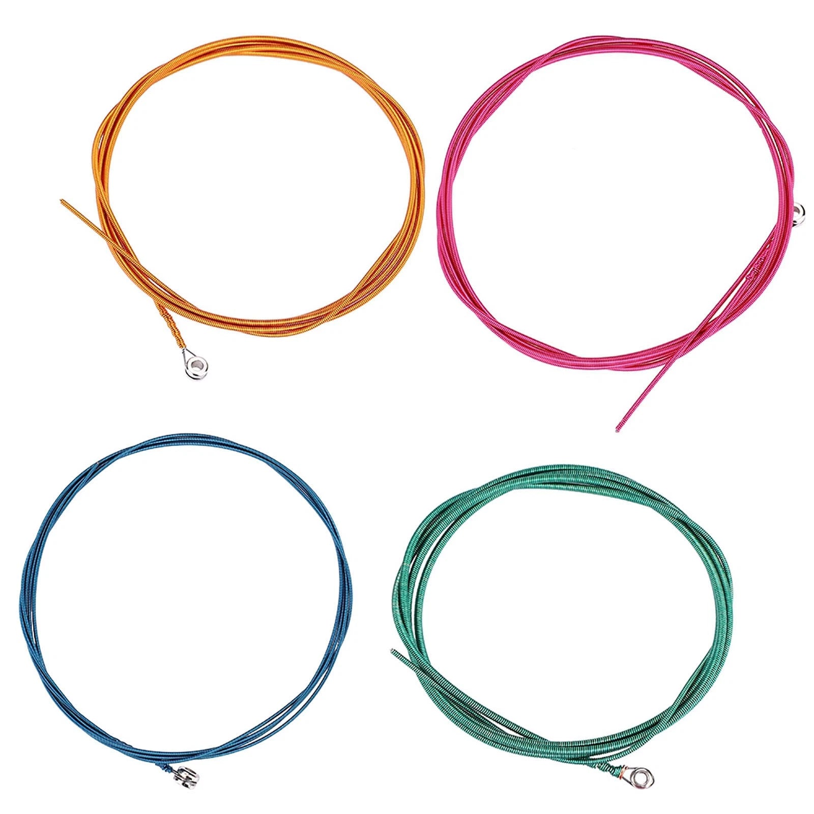Bass Strings, Steel Bass Guitar Strings Four Color Bass Guitar Strings
