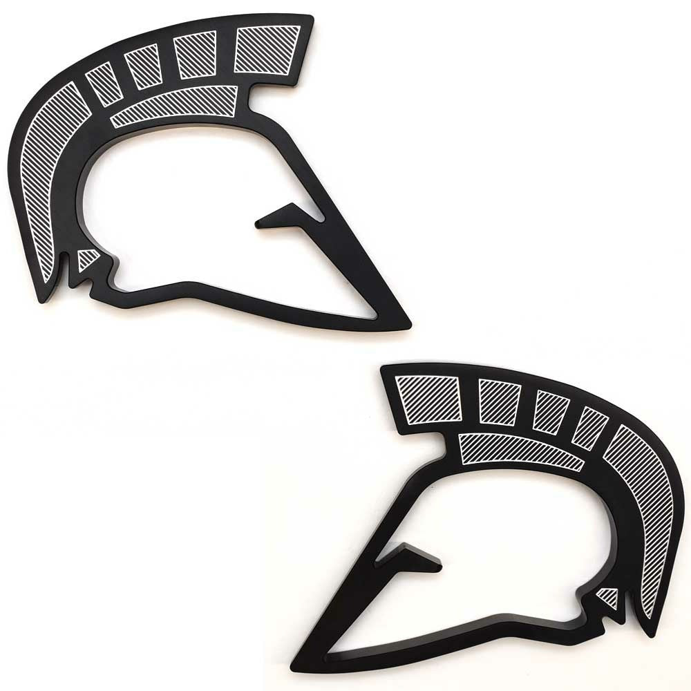 Centurion Boat Ramfill Covers FLRFC-BLK | Aluminum Logos (Set of 2)Ope