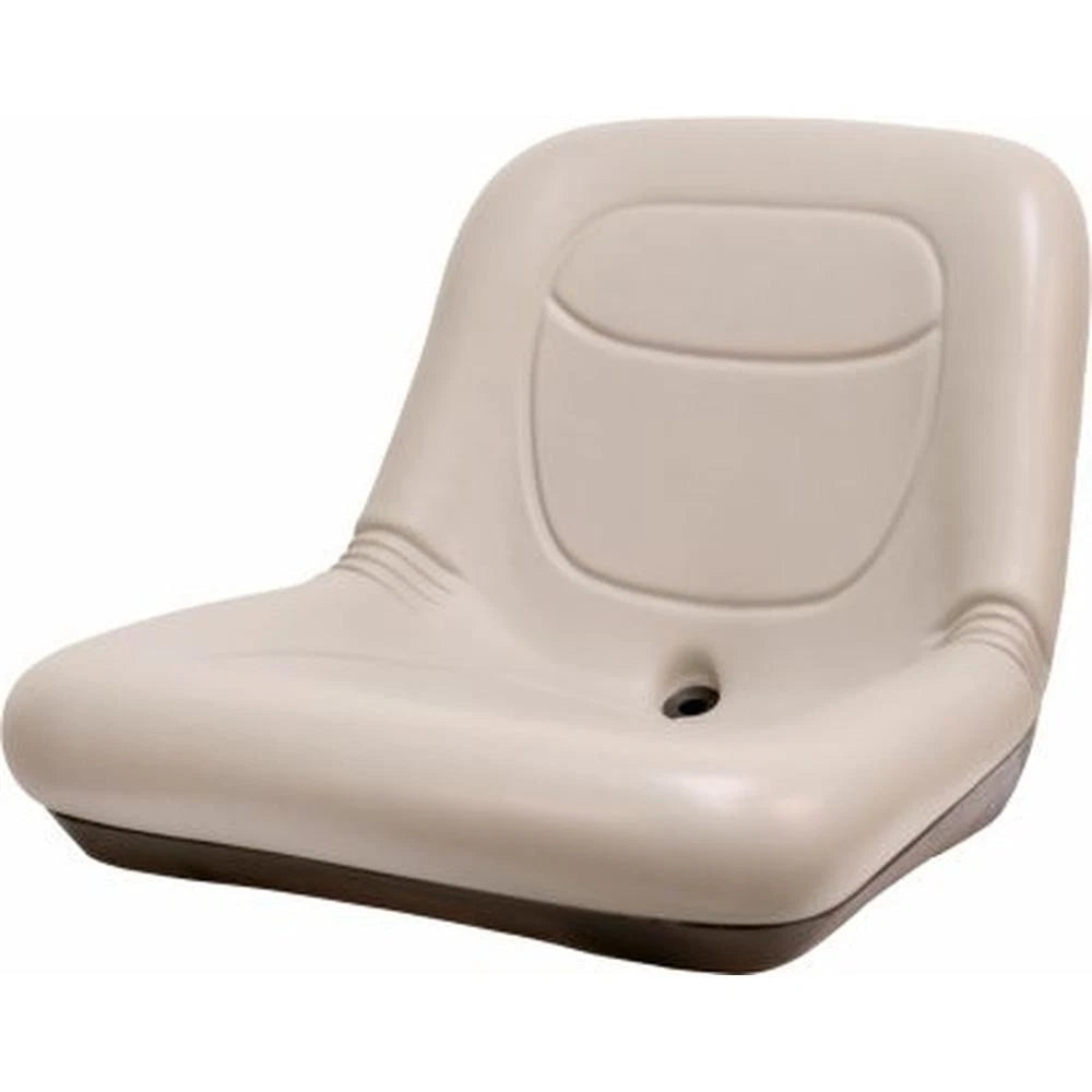 Gray Low Back Seat For Lawn Mowers Tractors Utility Vehicles Heavy