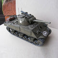 Unassembled 1/25 Usa Sherman M4a3 Tank Paper Model Military Tank