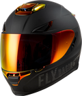 Fly Racing Sentinel Recon Helmet X-small Matte Black/fire Chrome