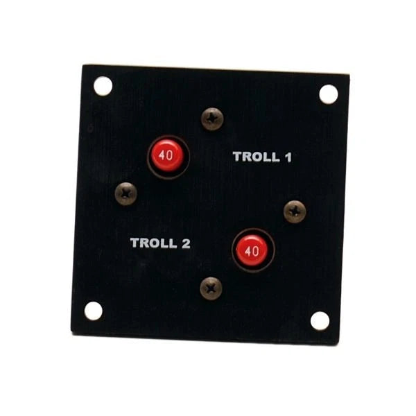 Boat Trolling Motor Breaker Panel | 40 Amp 3 3/4 X 3 3/4 Inch