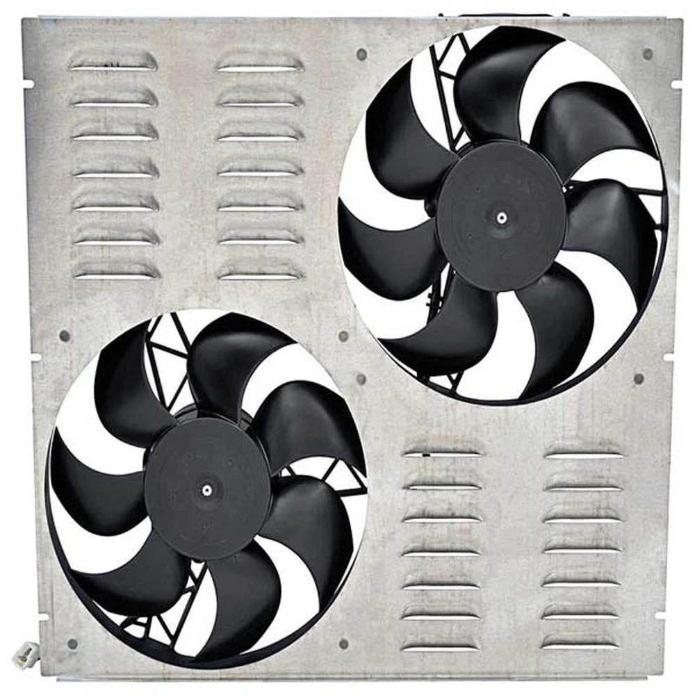 Z40129 Dual High Cfm 11" Electric Fan & Shroud - 22 7/8 X 16 1/2 X 3