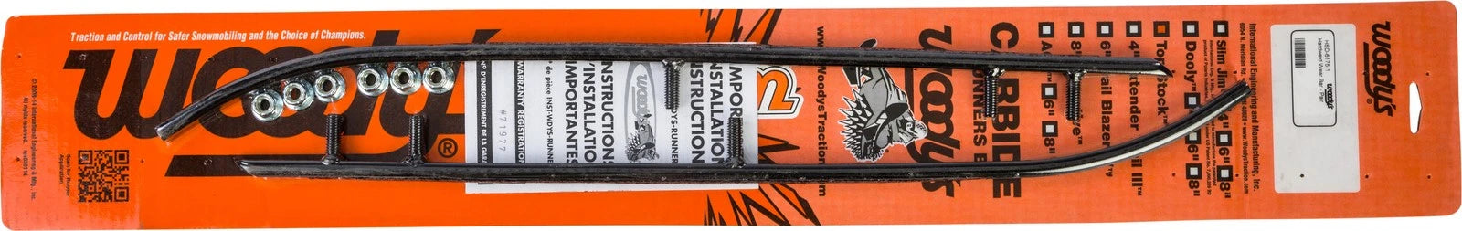 Woodys Hard Weld Runners S D For Ski-doo Formula & Deluxe Models