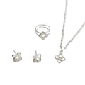 Pearl Jewelry Set Minimalist Necklace