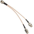 Rg316 Splitter Coax Cable 3 Way F Male To 2 F Female Adapter15cm 50