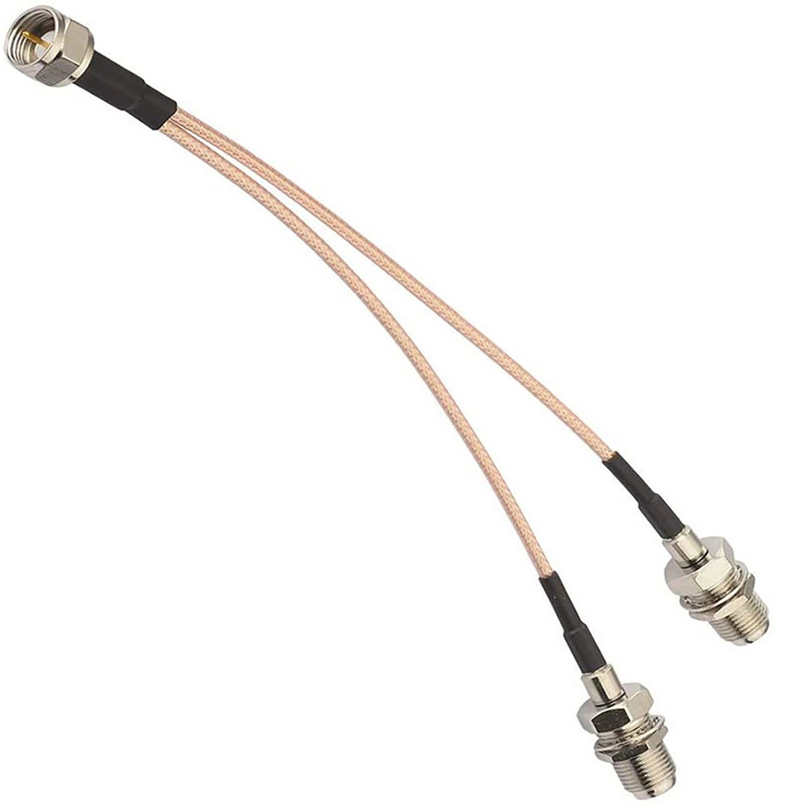 Rg316 Splitter Coax Cable 3 Way F Male To 2 F Female Adapter15cm 50