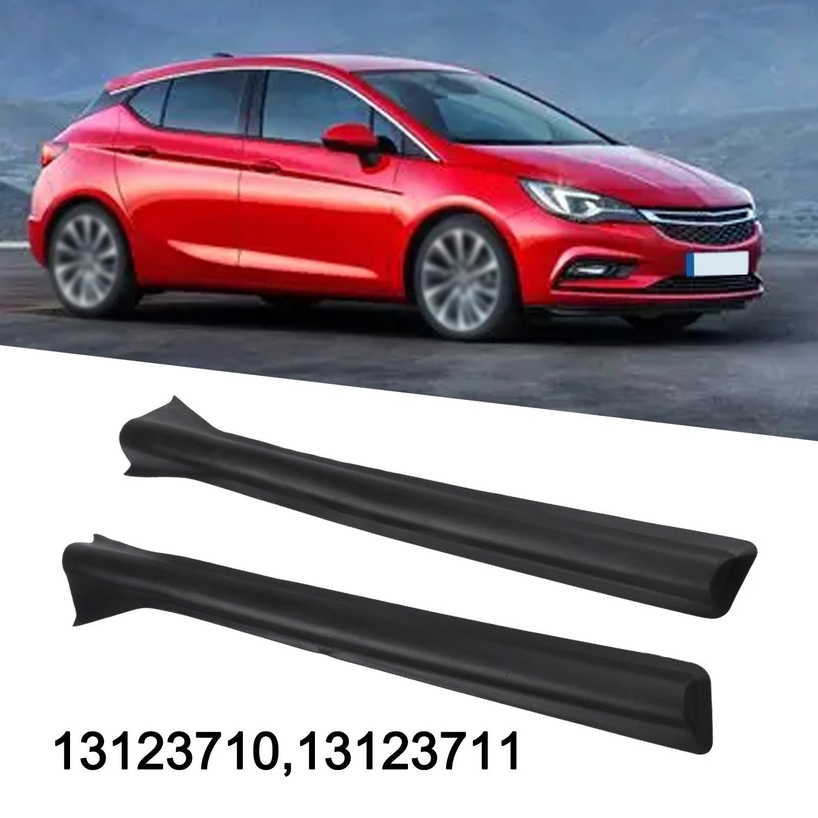 Set Left And Right Car Door B Pillar Covers For For Vauxhall Astra H