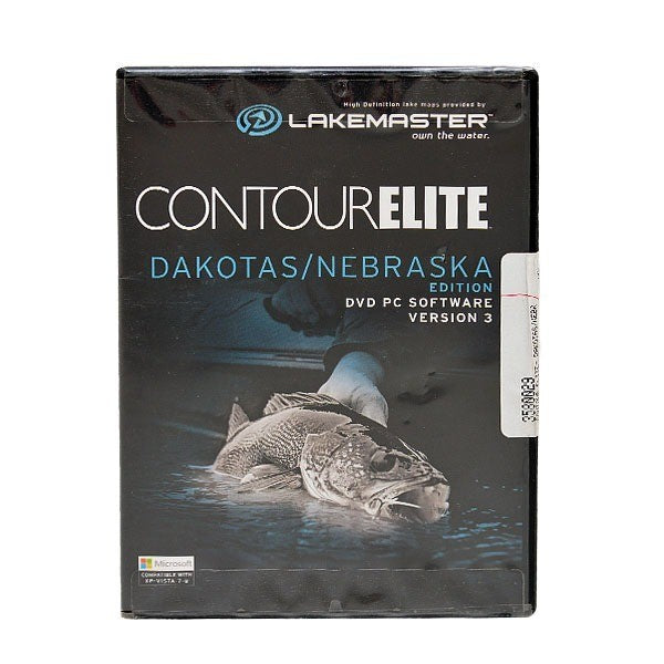 LakeMaster Boat Mapping DVD 6000141 | ContourElite Dakotas/Nebraska v3