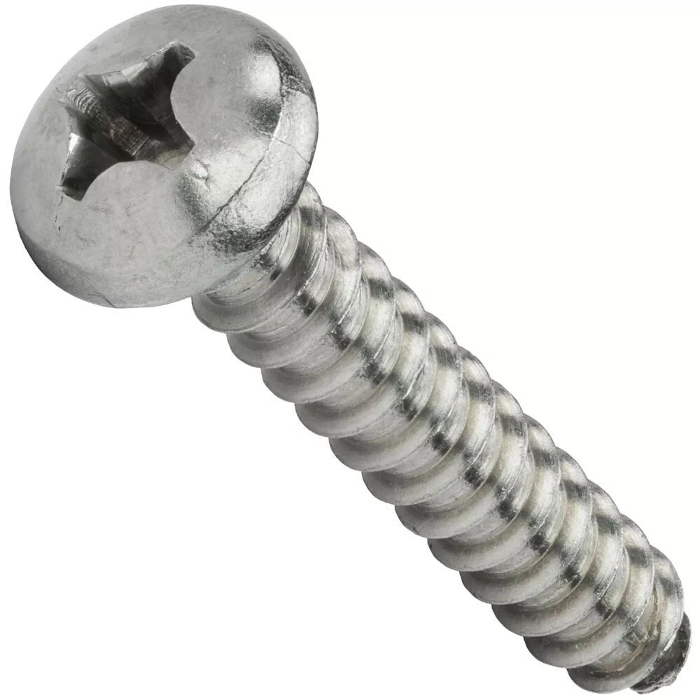 #12 - Phillips Pan Head Sheet Metal Screws Stainless Steel All Sizes