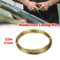22m*0.8mm Car Windscreen Glass Cutting Cut Out For Braided Removal