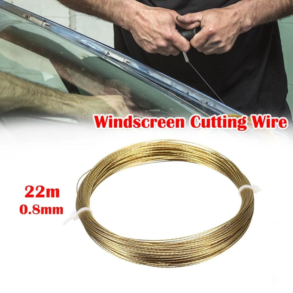 22m*0.8mm Car Windscreen Glass Cutting Cut Out For Braided Removal