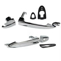Silver Front External Door Handle Set Compatible With For Lancia