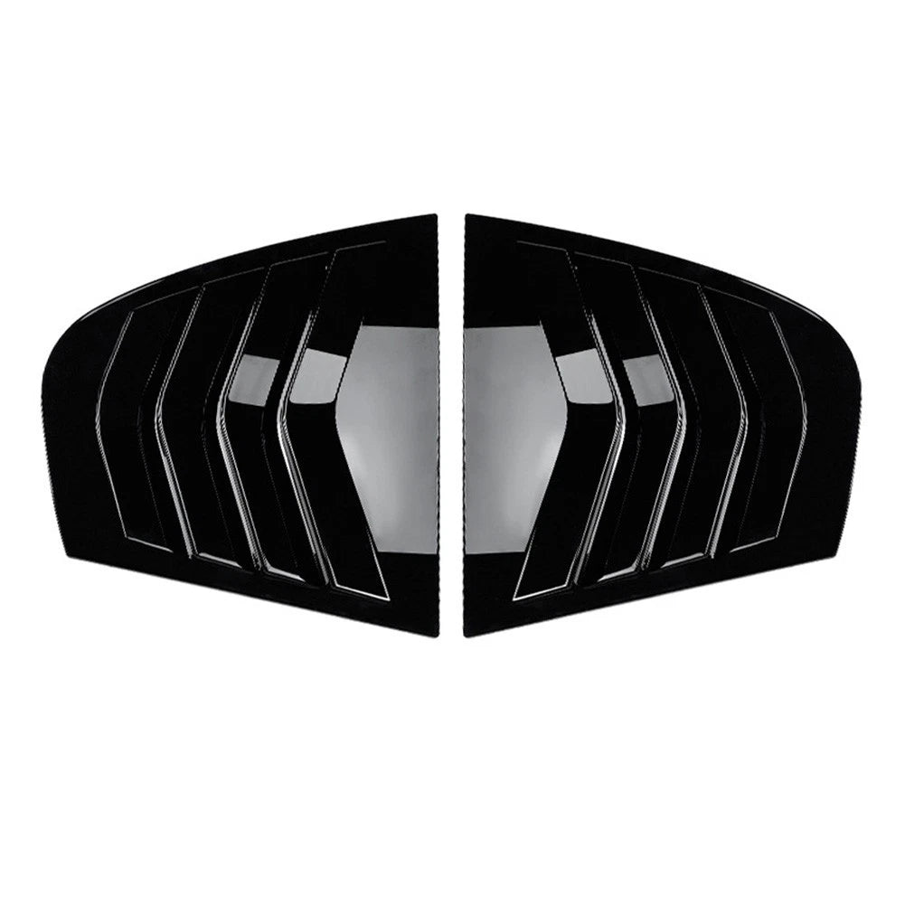 Enhance Car's Aerodynamics With Gloss Black Rear Side Glass Shutter