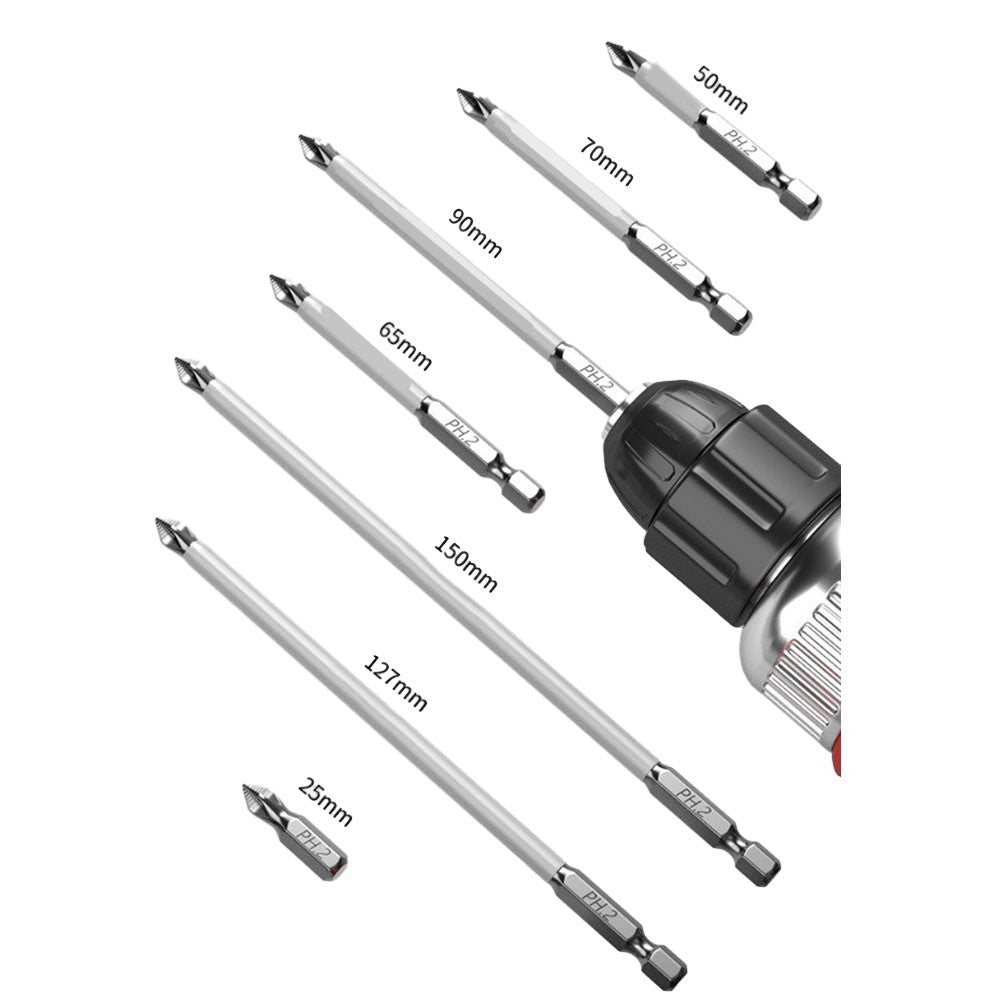Screwdriver Bits Hex Shank Wear Resistant Alloy Steel