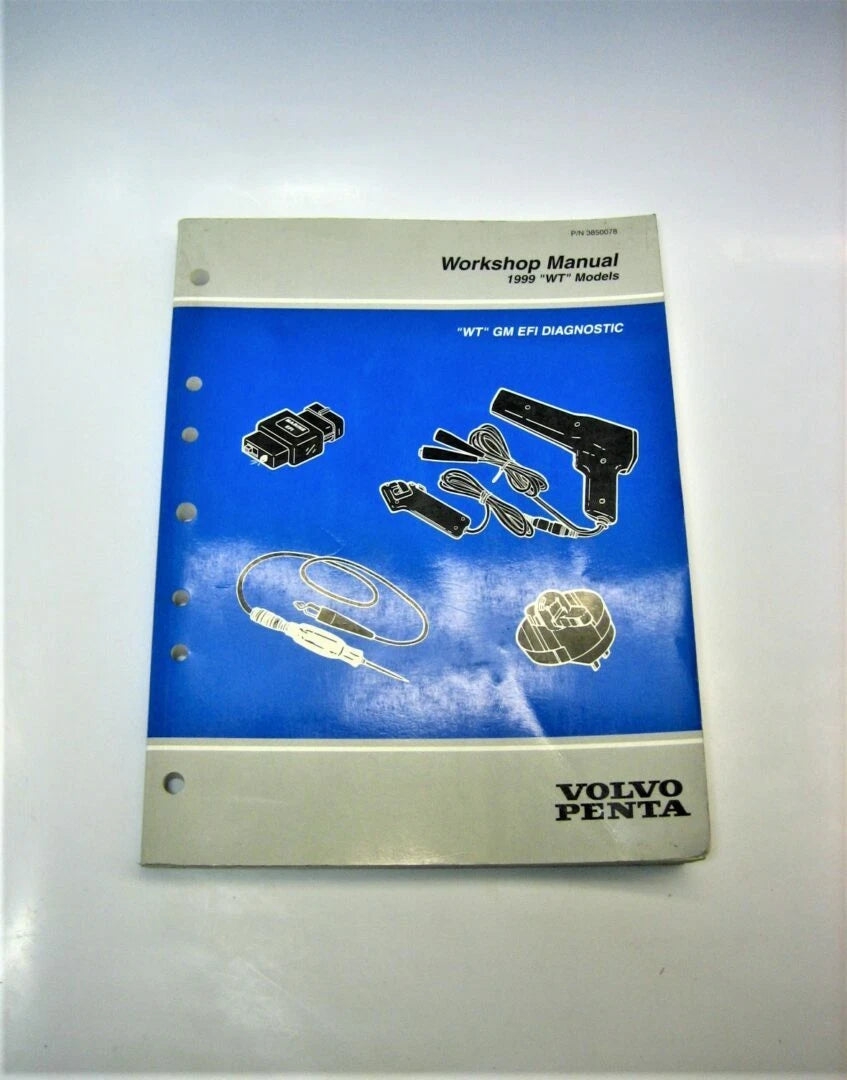 Volvo Penta 3850078 Oem 1999 "Wt" Models Gm Efi Diagnostic Workshop