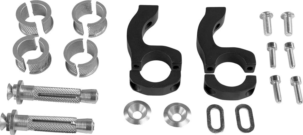 Acerbis X Strong Mounting Kit Black For Offroad Handguards & Controls
