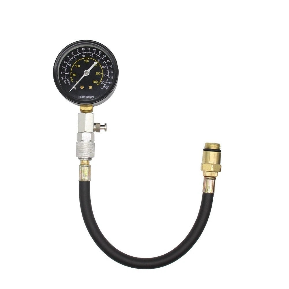 Automotive Compression Tester Pressure Gauge Tool For 14mm 18mm