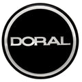 Doral Boat Steering Wheel Emblem Decal Black Silver by Doral