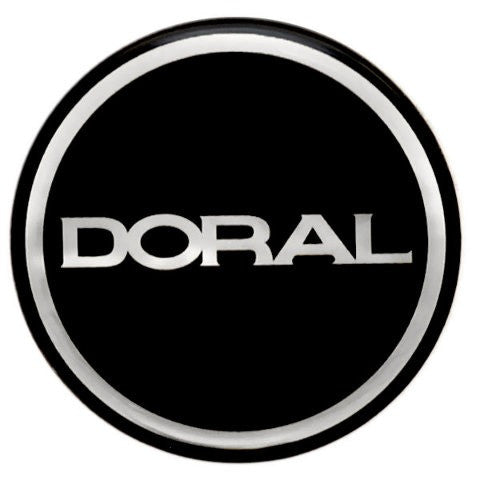 Doral Boat Steering Wheel Emblem Decal Black Silver by Doral