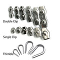 Wire Rope Cable Clip Stainless Steel Clamps