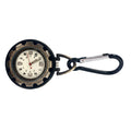 Alloy Backpack Clip-on Carabiner Quartz Pocket Watch Fit For Outdoor