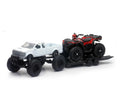 Newray Die Cast Model Offroad Pick Up With Polaris Sportsman Xp1000,