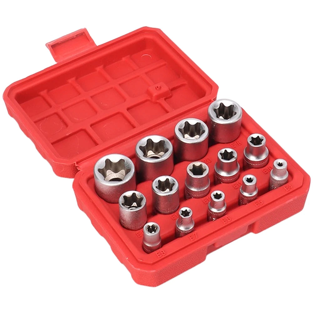 14 Type Metric Socket Set For Use With Automotive | Hook & Hull Co