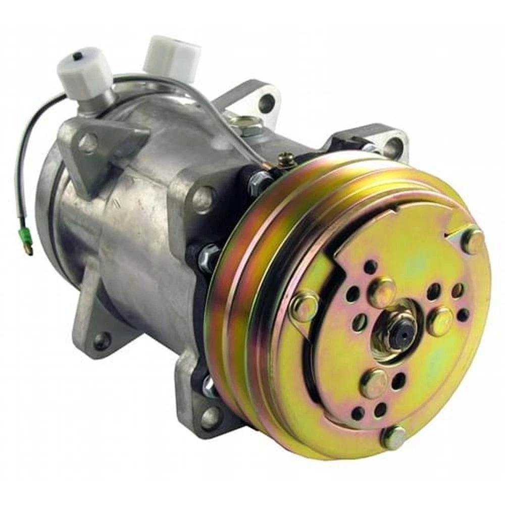 8819120a Sanden Sd510hd Compressor, W/ 2 Groove Clutch-fits Massey