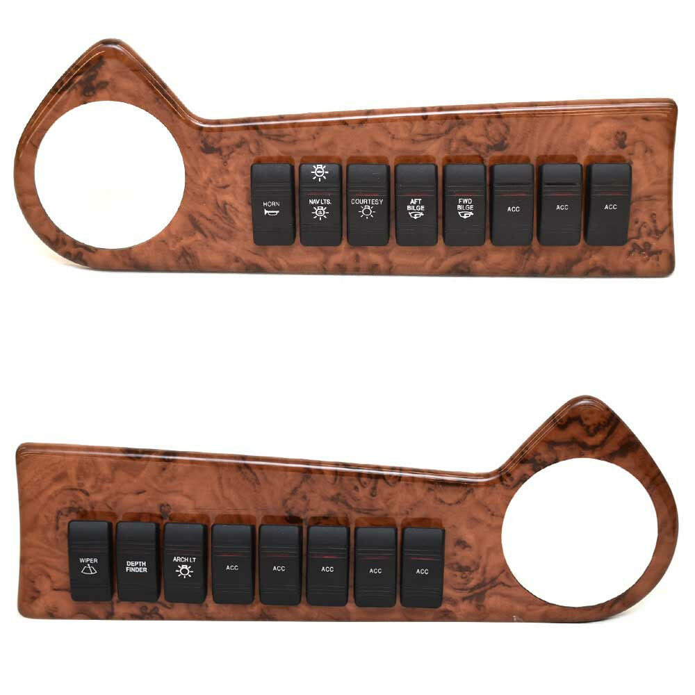 Larson Boat Twin Engine Switch Panels 0311655 Brown by Larson