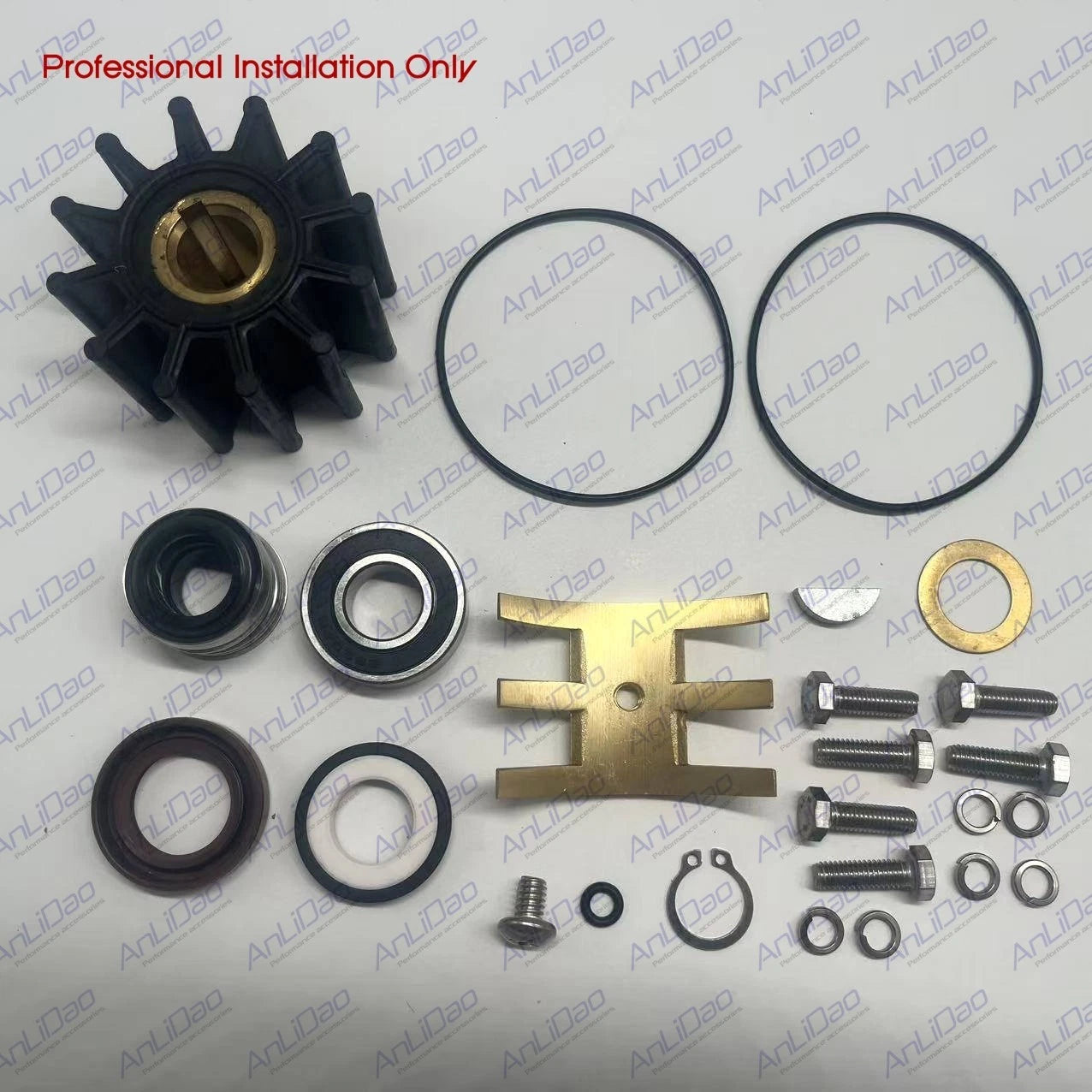Fit Sherwood G1006 Generator Sea Water Pump Major Repair Kit 132-0356