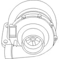 D0nn6k682a 155453 455453 Turbo Fits Ford Tractor 7000 7600 7700