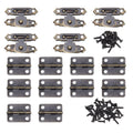 Antique Cabinet Hardware Set 15pcs Hinges Hasps