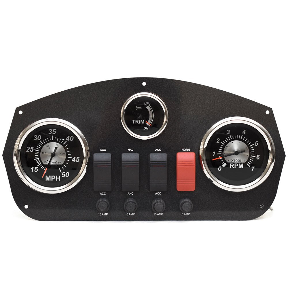 Gauge Panel Lowe Fish and Cruise Black by Lowe